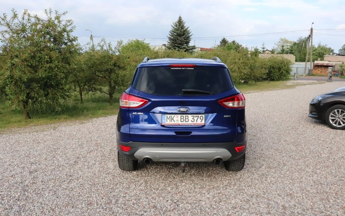 Ford Kuga cena 54950 przebieg: 126452, rok produkcji 2016 z Trzcianka małe 301